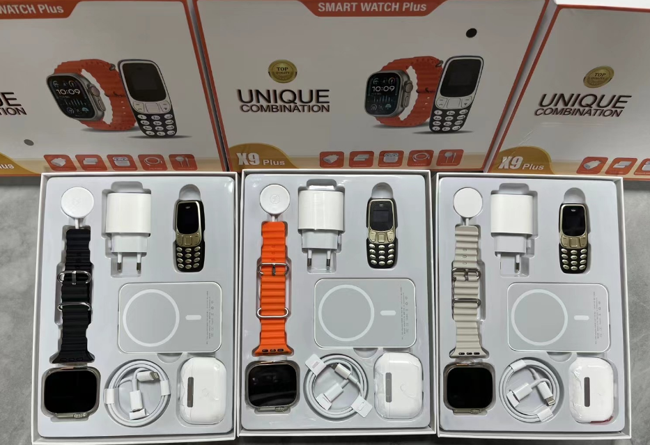 X9 Plus Smartwatch and Mini Phone Set