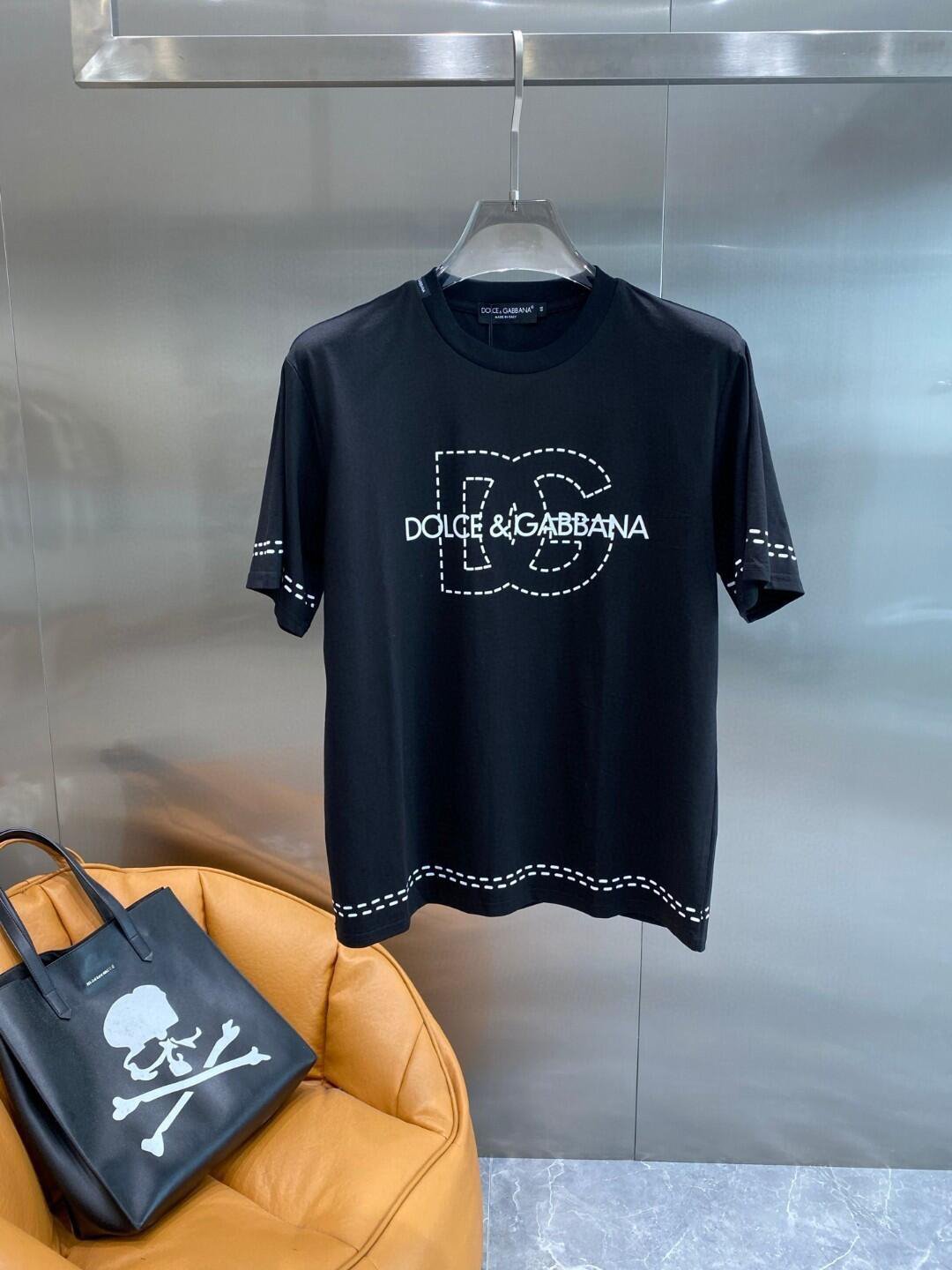 Dolce & Gabbana Stitched Logo T-Shirt