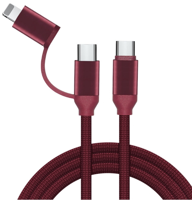 F247 2-in-1 Braided Aluminum Alloy Cable