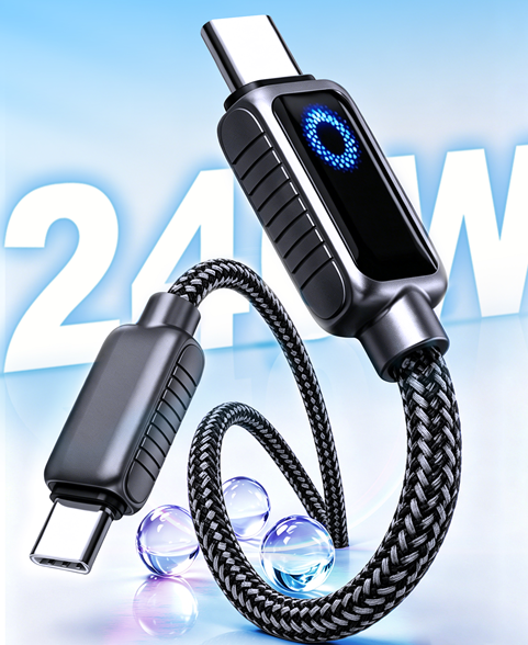 NF25 240W Seven-Color Breathing-Light USB-C Cable