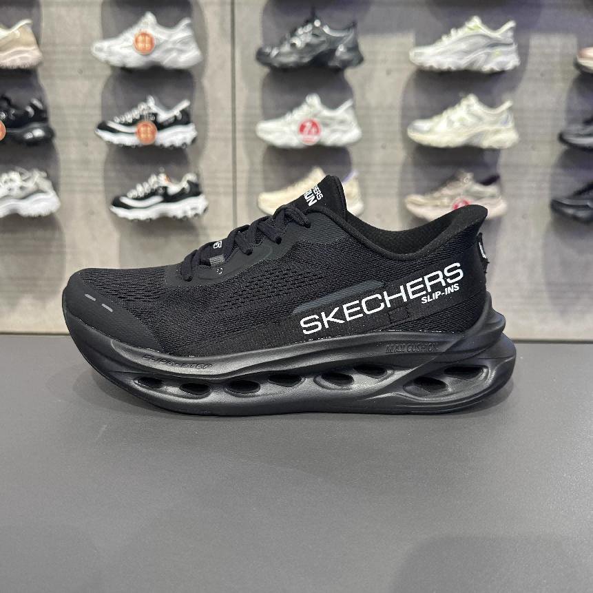 SKECHERS Slip-ins Black Max Cushion Athletic Shoe