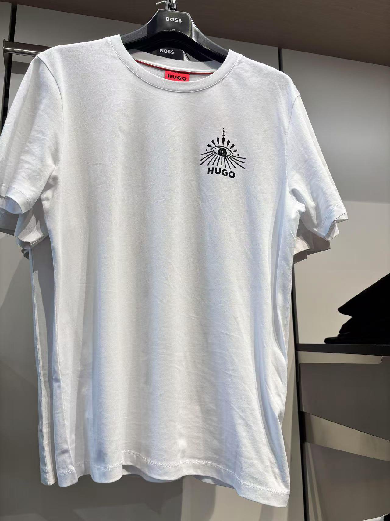 BOSS Embossed Circular Logo T-Shirt