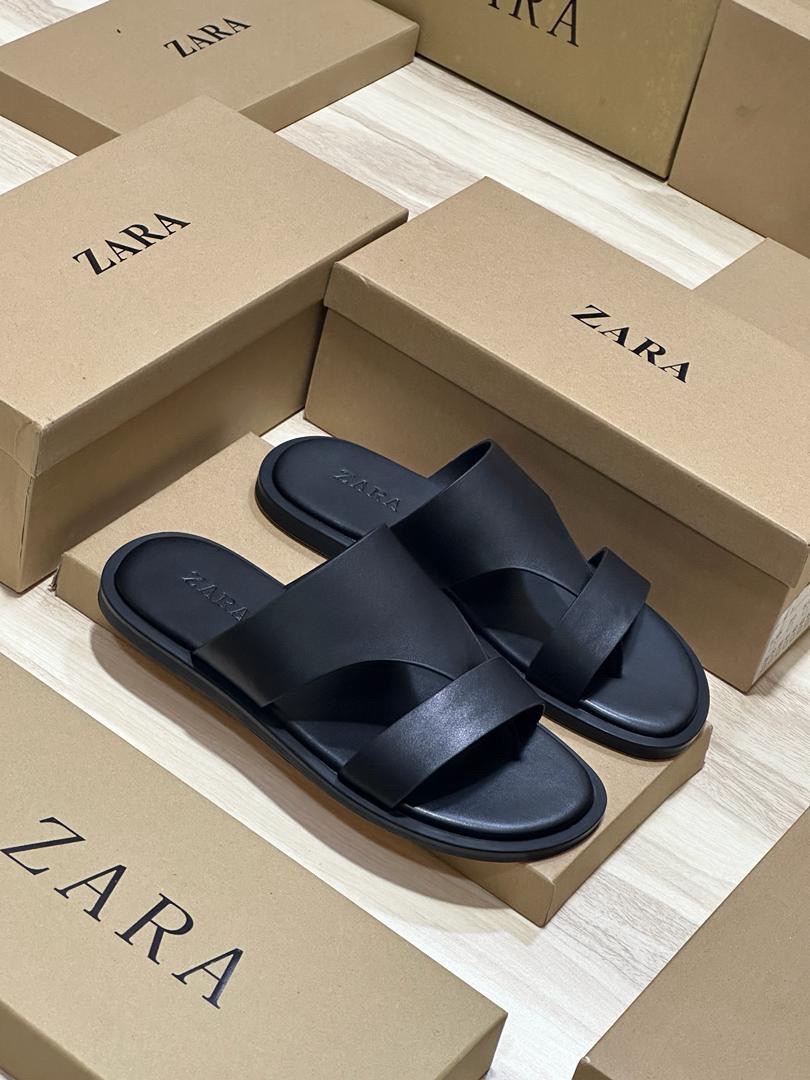 ZARA Black Multi-Strap Sandals