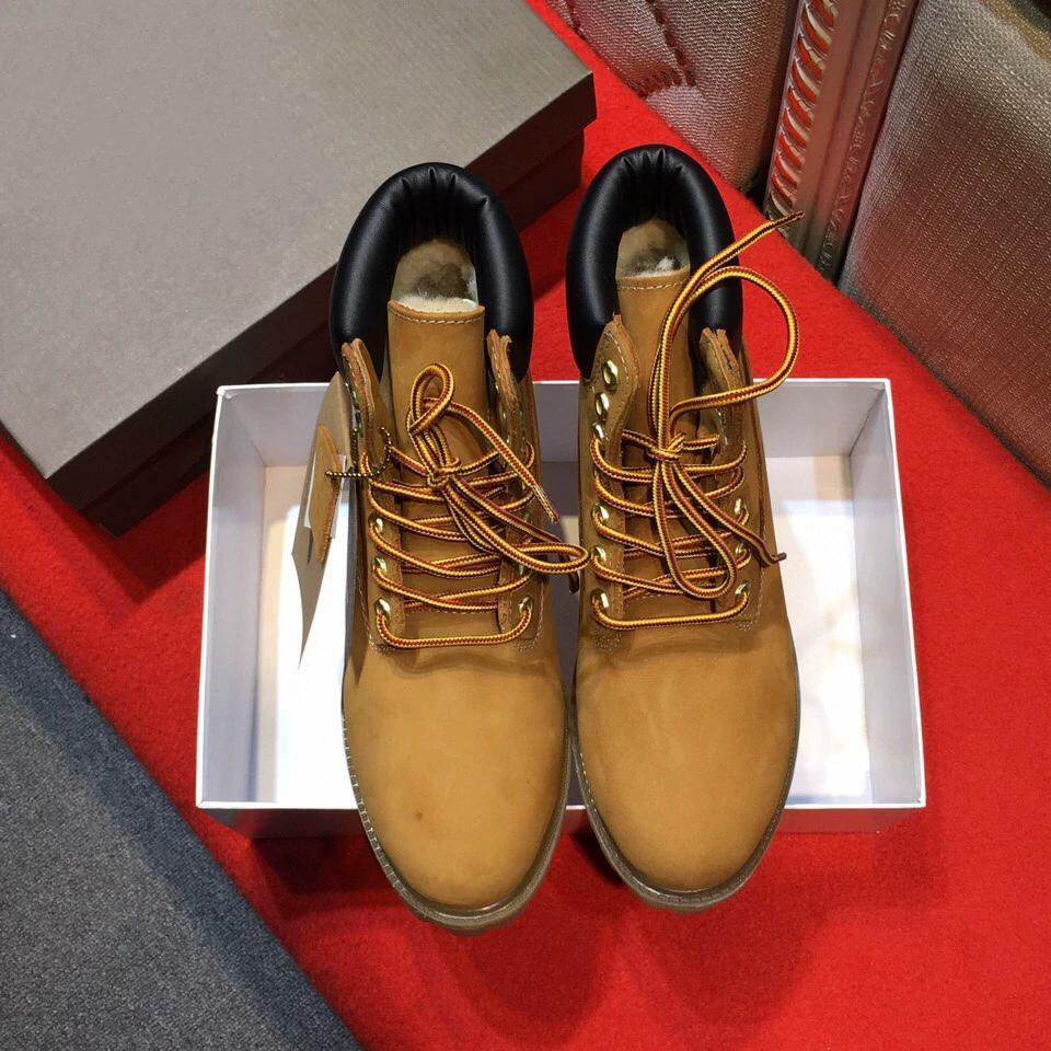 Tan Lace-Up Work Boots
