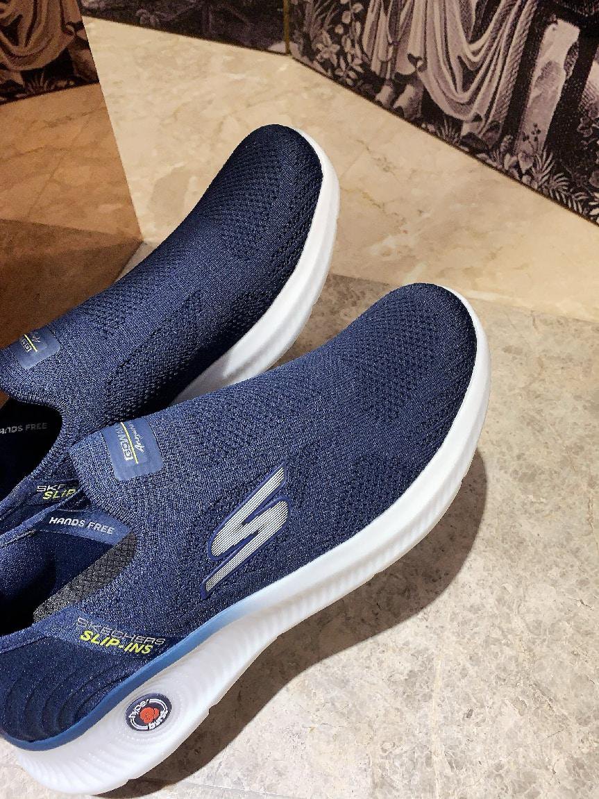 Skechers Slip-ins Navy Knit Sneaker