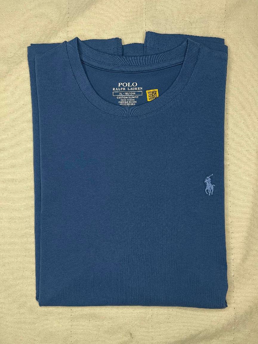Polo Ralph Lauren Blue Custom Slim Fit T-Shirt