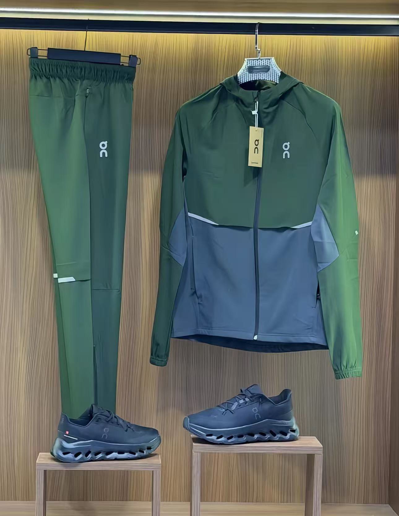 On Color-Block Athletic Tracksuit