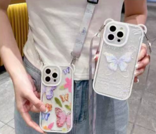 Butterfly Crossbody Phone Case