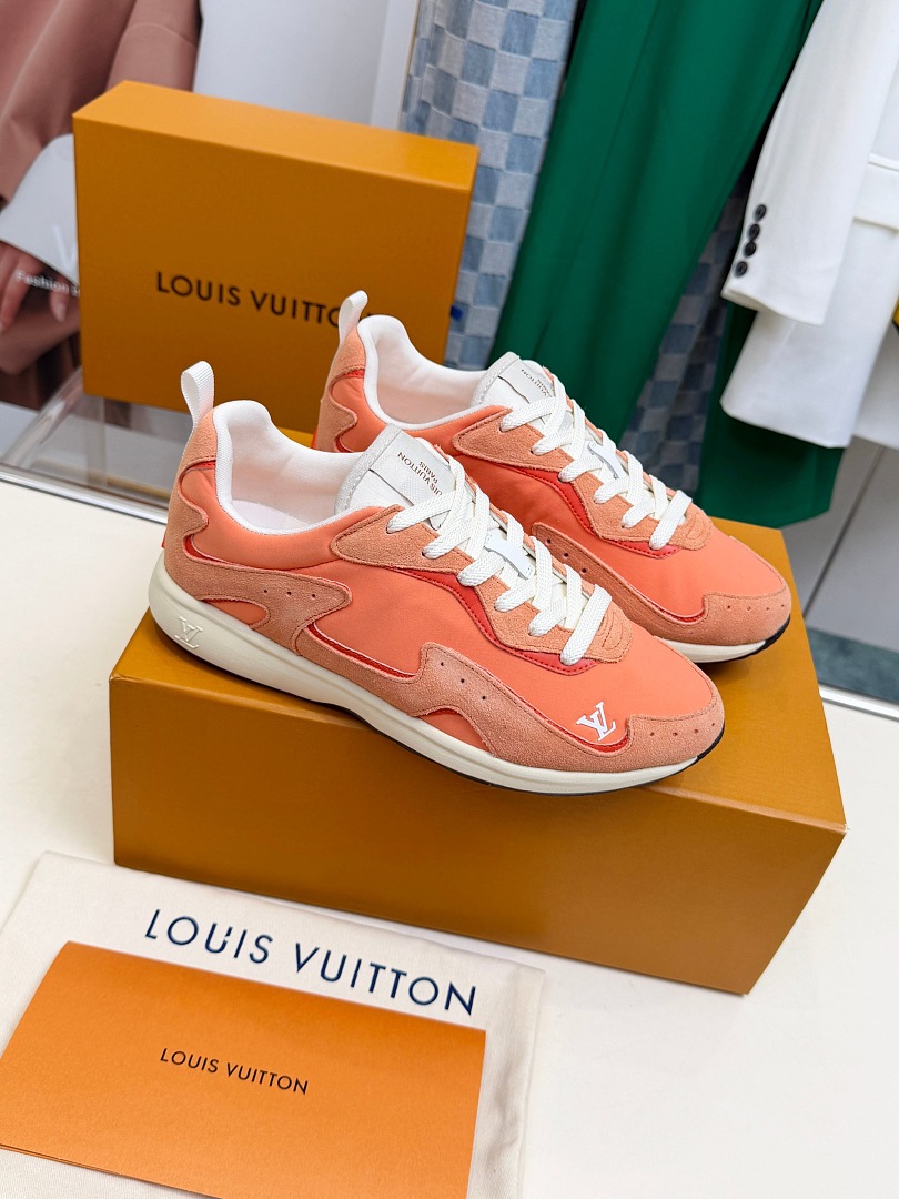 Louis Vuitton Coral Low-Top Sneakers
