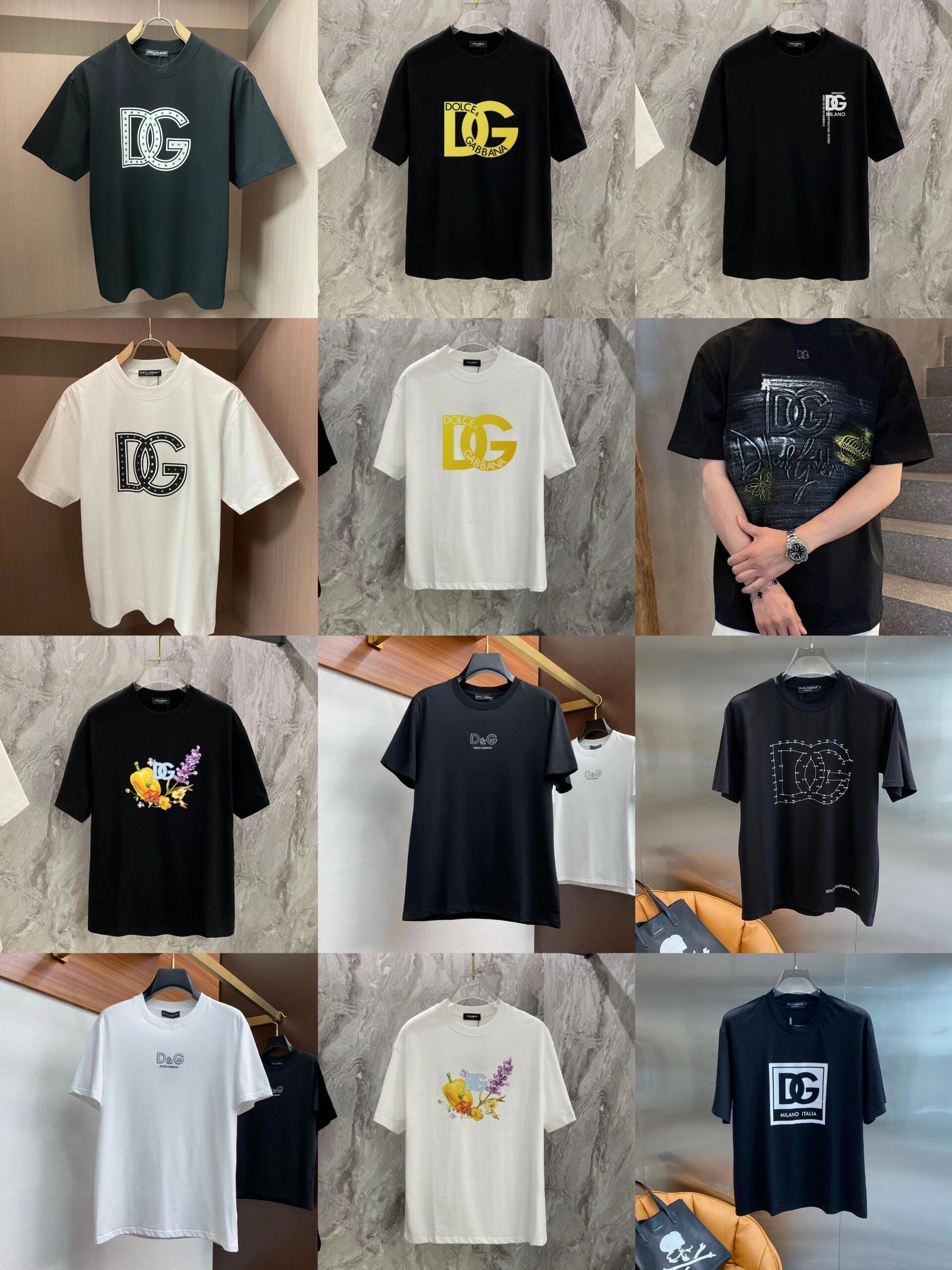 Dolce & Gabbana Outlined DG Logo T-Shirt