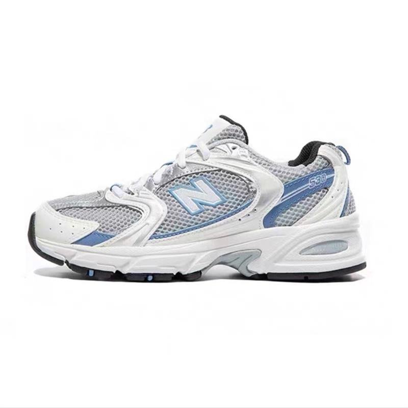 New Balance 530 White and Blue Running Shoes