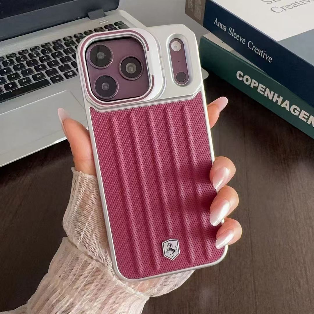 Pink Textured Camera Phone Case