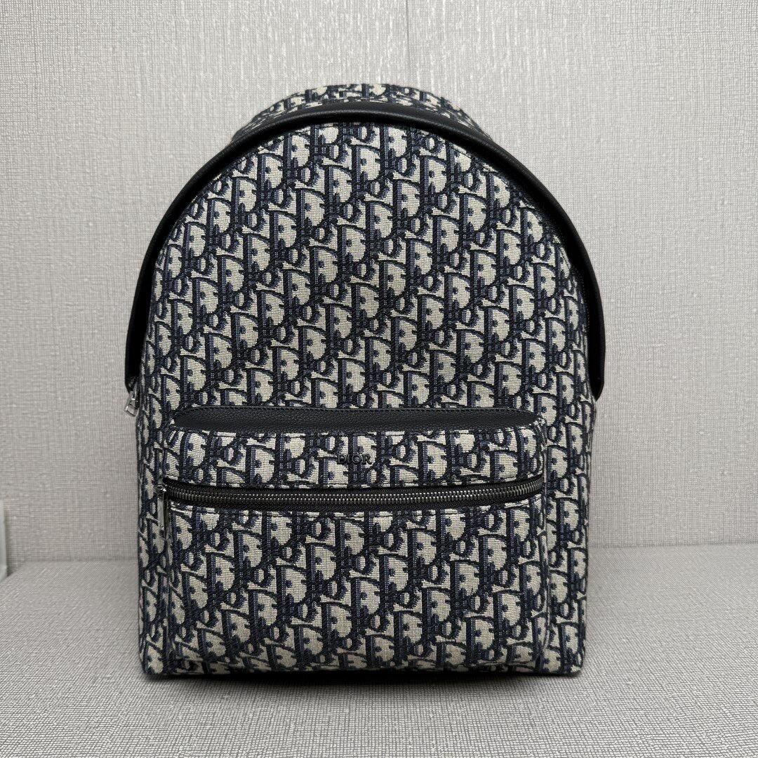 Dior Oblique Zip-Pocket Backpack