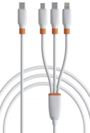 F316 3-in-1 USB-C Silicone Cable