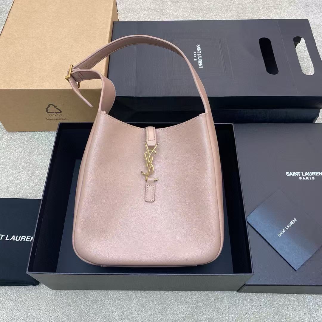 Saint Laurent Pink Hobo Bag