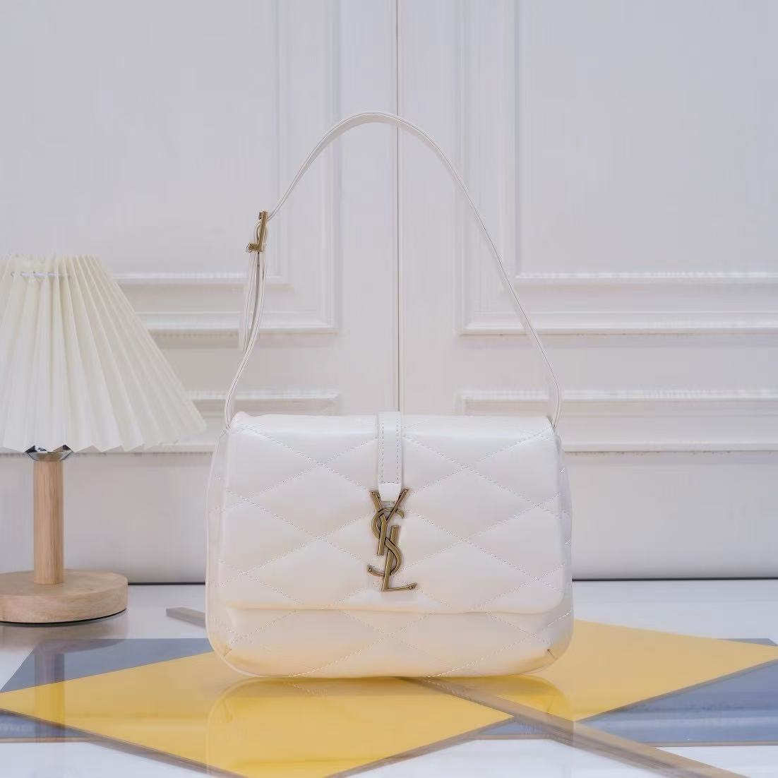 Saint Laurent Quilted Flap Shoulder Bag