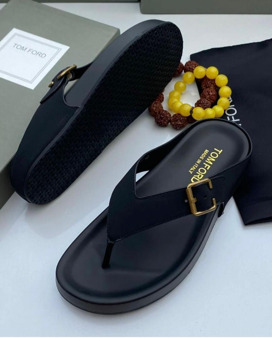 Tom Ford Buckle Thong Sandals