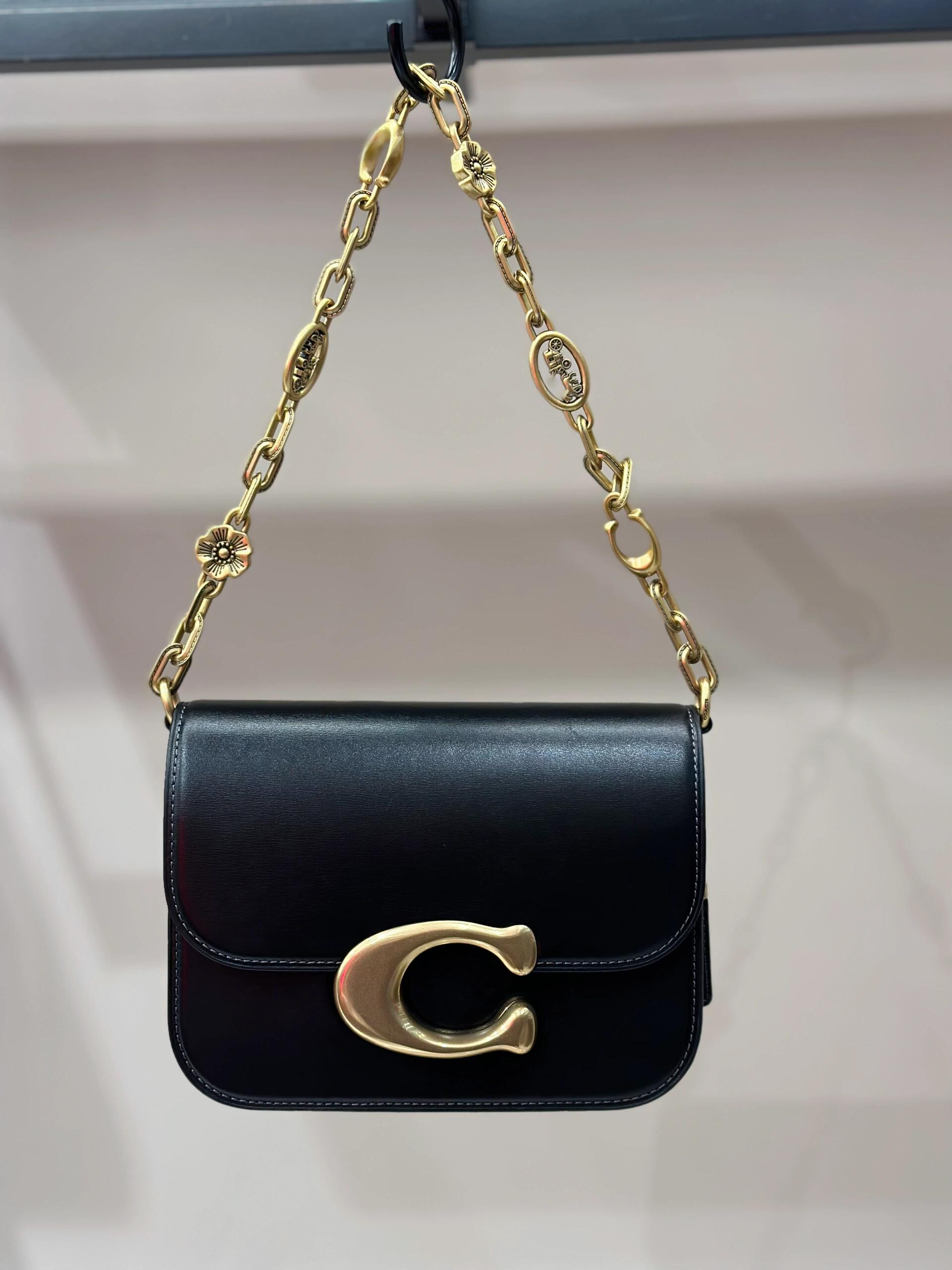 COACH Black C Chain Shoulder Bag