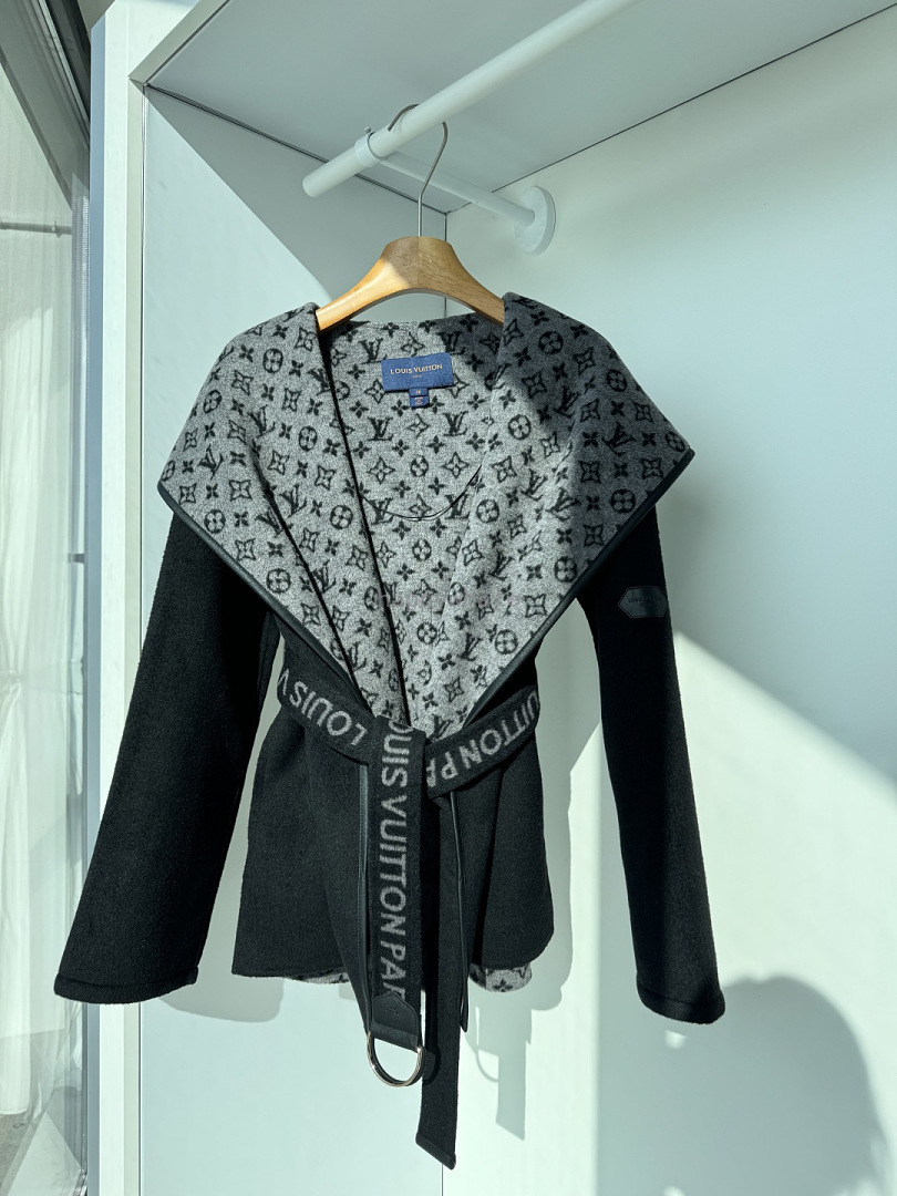 Louis Vuitton Monogram Wrap Coat