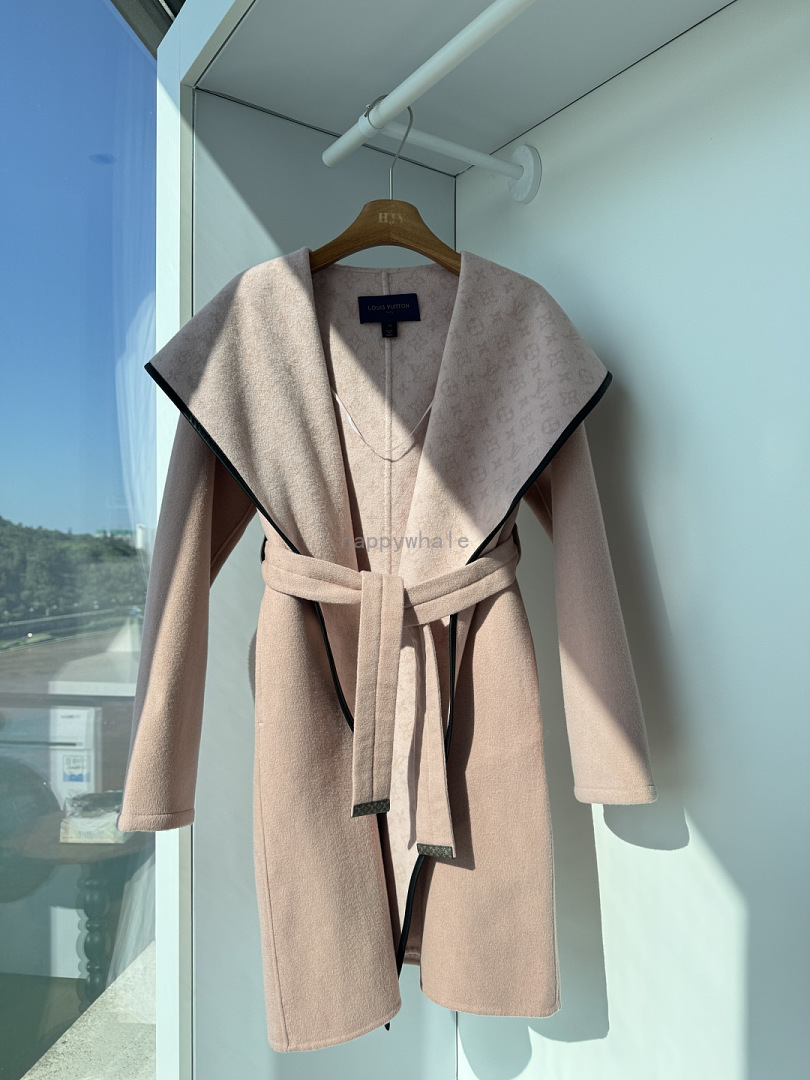 Louis Vuitton Monogram Wrap Coat