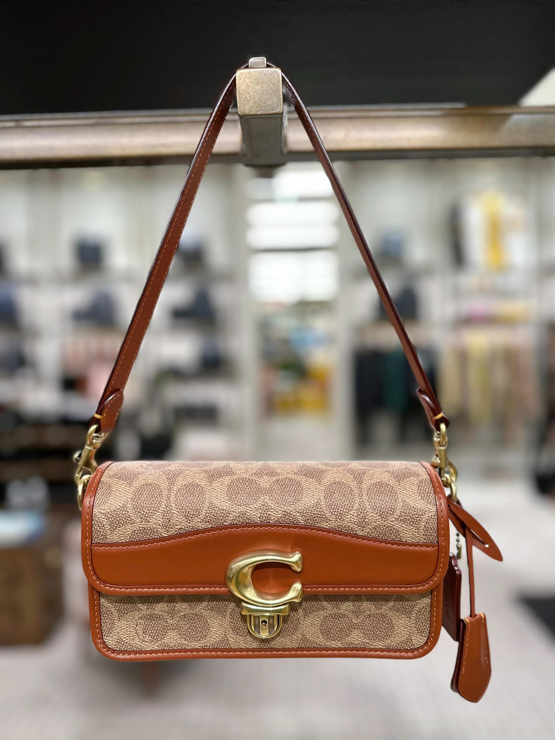 Coach Signature Flap Shoulder Bag