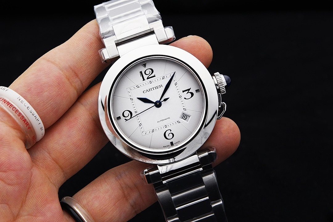 Cartier Automatic Steel Wristwatch