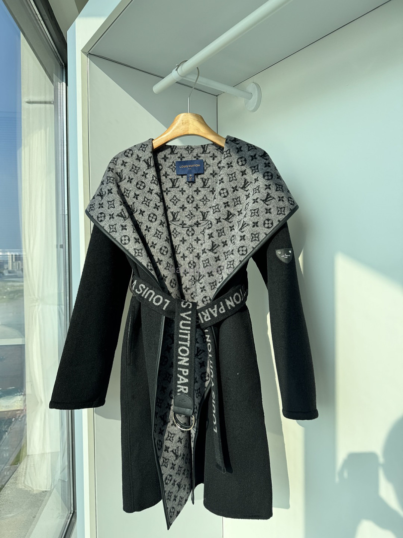 Louis Vuitton Monogram Wrap Coat