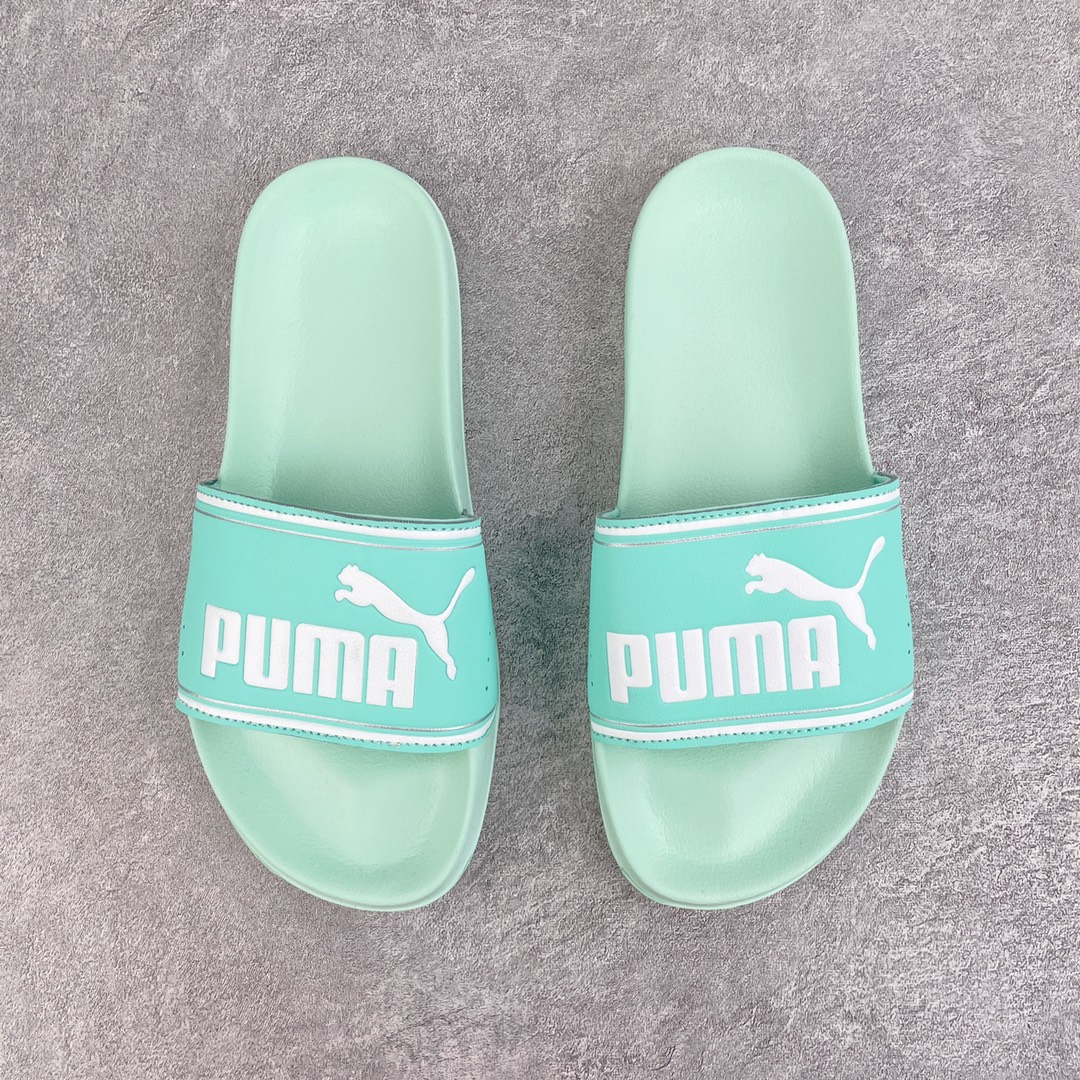 PUMA Logo Slide Sandals