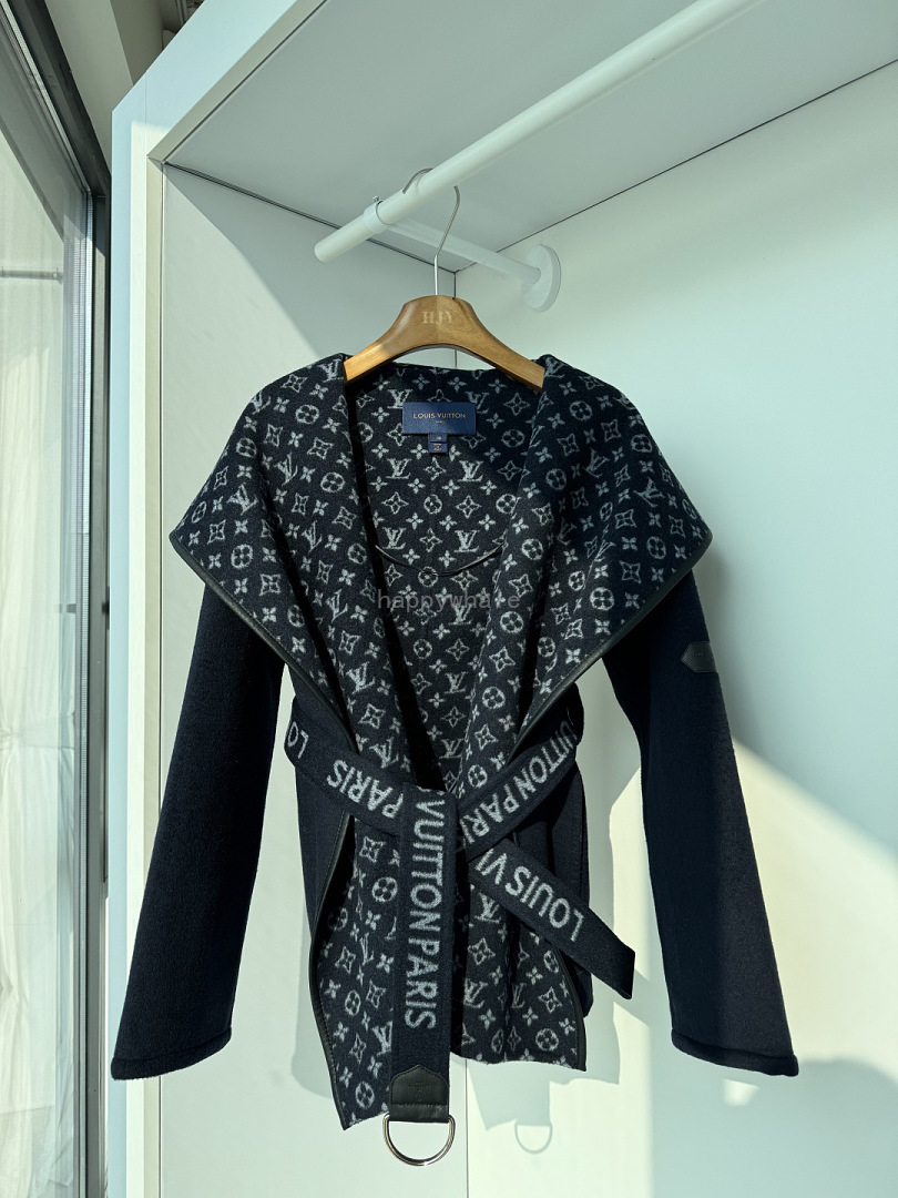 Louis Vuitton Monogram Wrap Coat