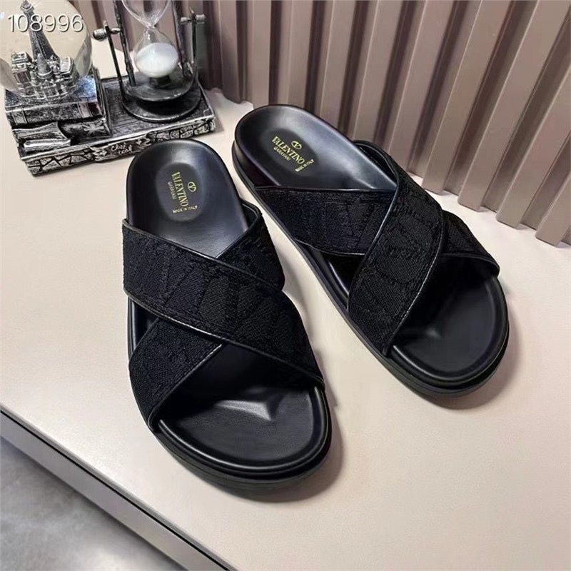 Valentino Garavani Tonal VLogo Cross-Strap Sandals 108996