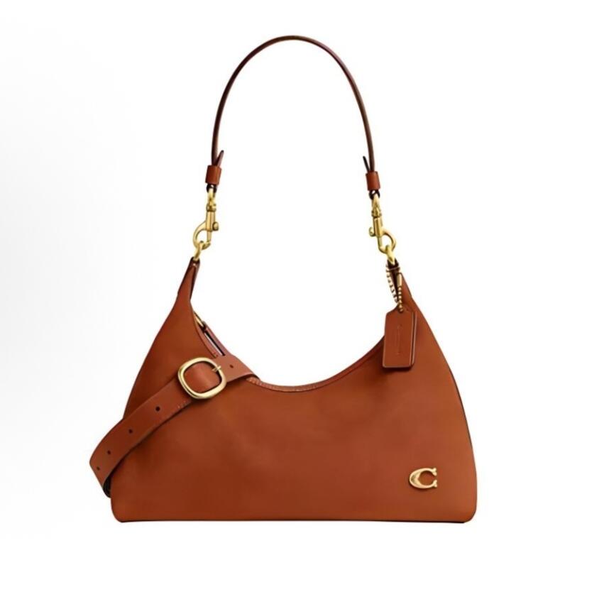 COACH Brown Hobo Shoulder Bag