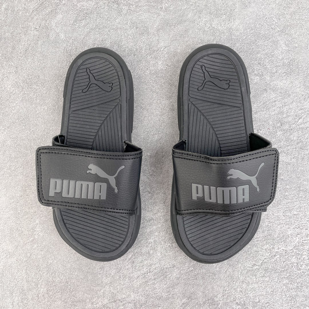PUMA Adjustable Strap Slide Sandals