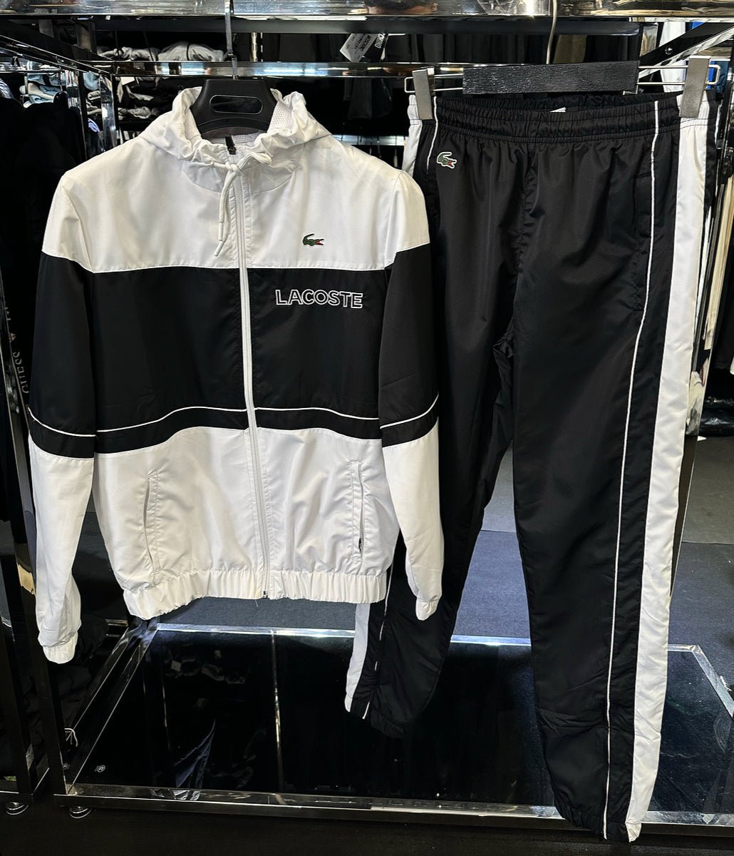 Lacoste Black and White Tracksuit