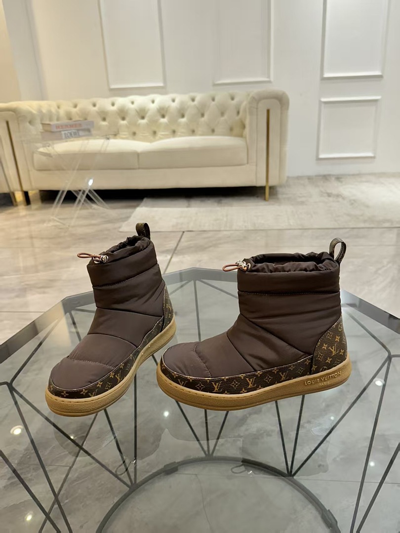 Louis Vuitton Monogram Puffer Boots