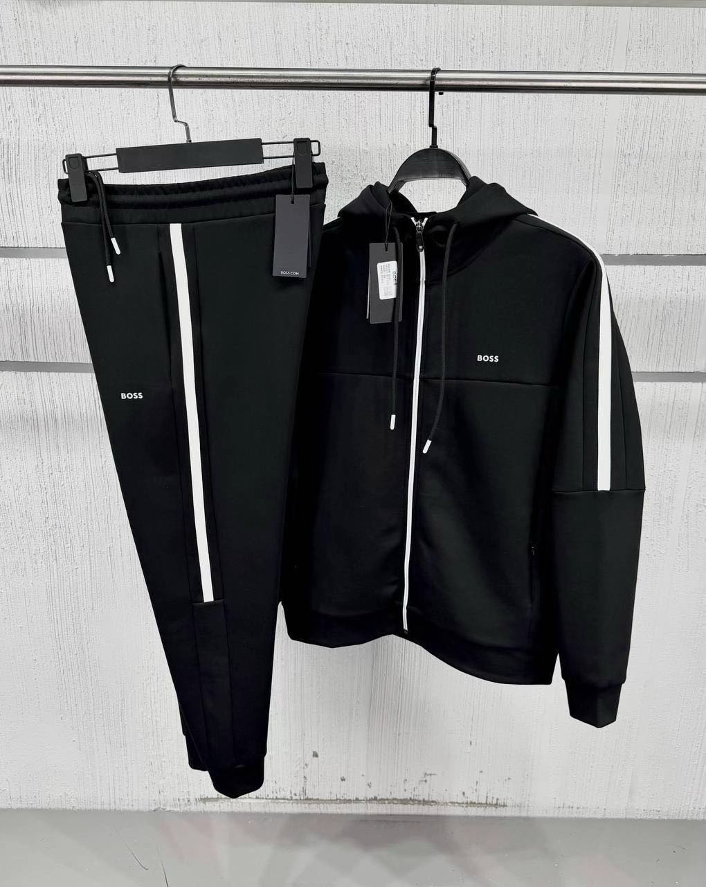 BOSS Black Full-Zip Hooded Tracksuit
