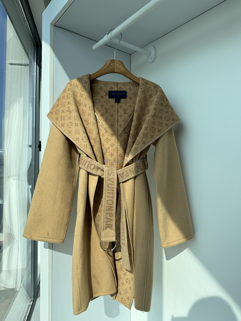 Louis Vuitton Monogram Wrap Coat