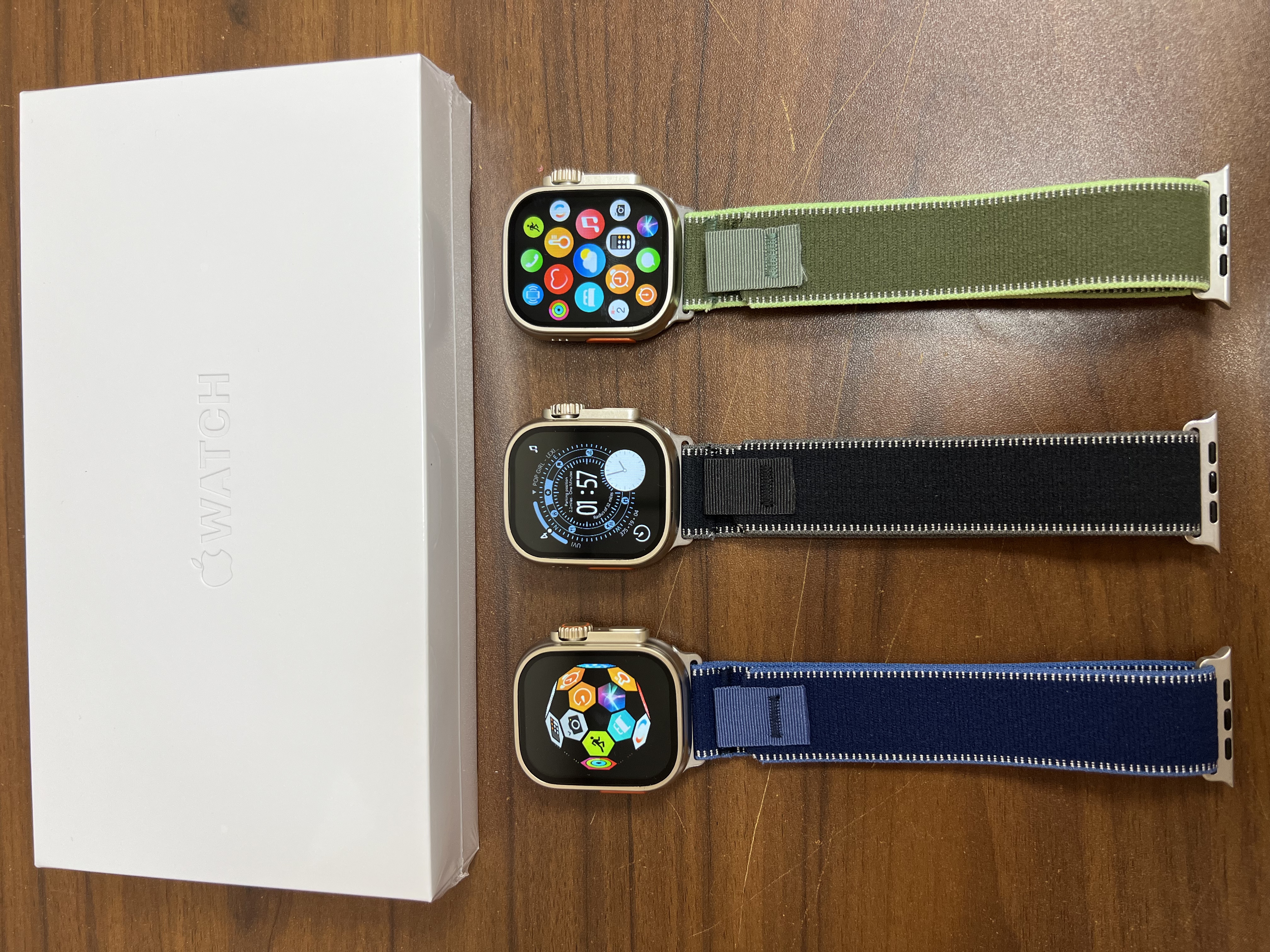 Apple Watch Ultra-Style Smartwatch with Fabric Loop Band