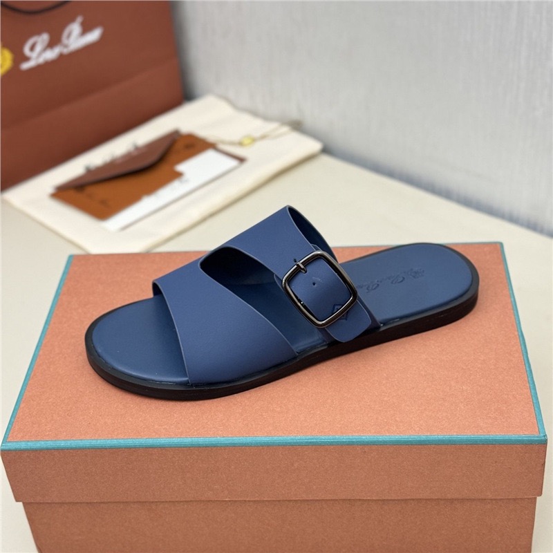 Single-Buckle Slide Sandals