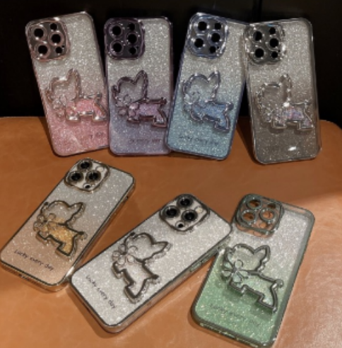 Glitter Cartoon Phone Case