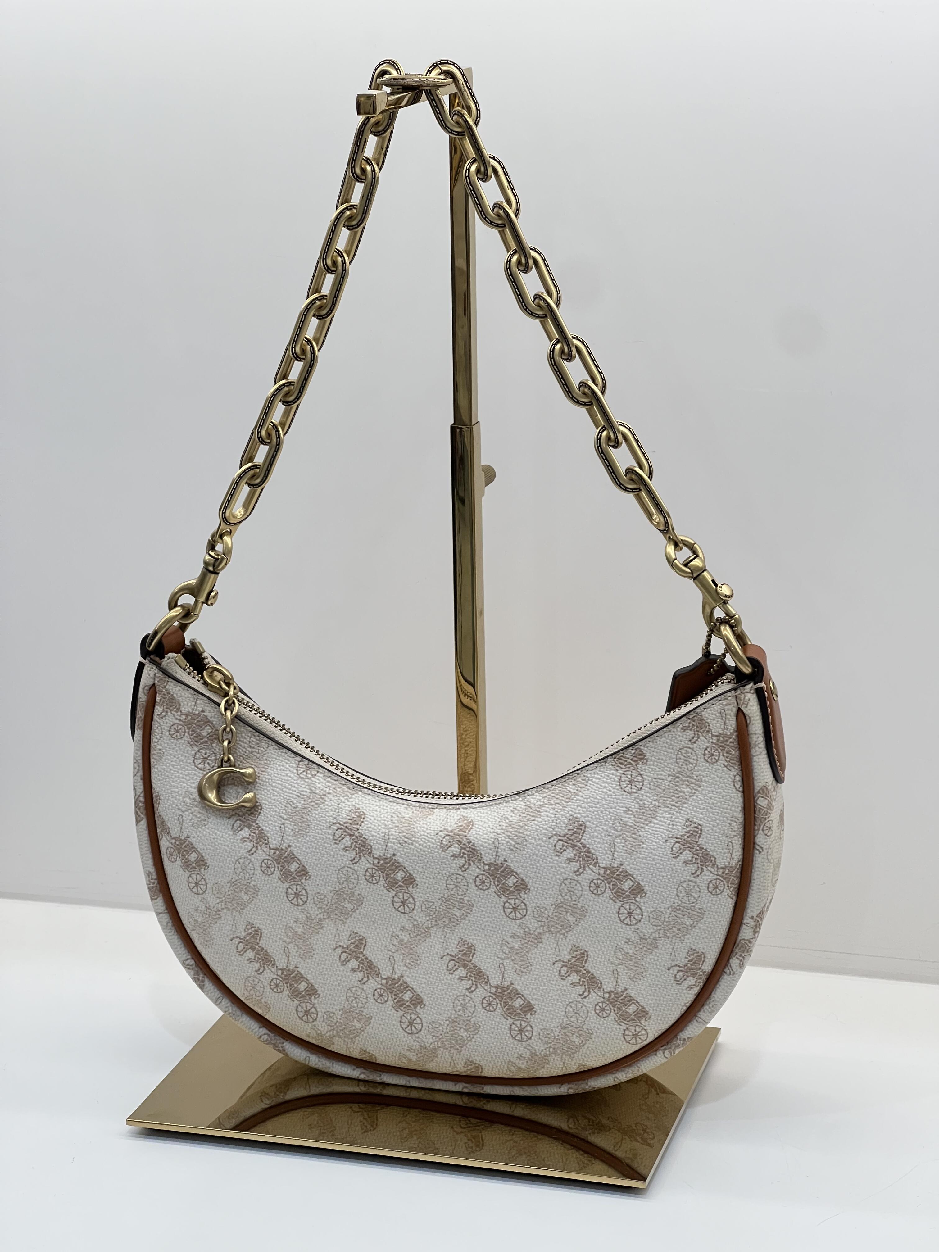 Crescent Monogram Chain Shoulder Bag