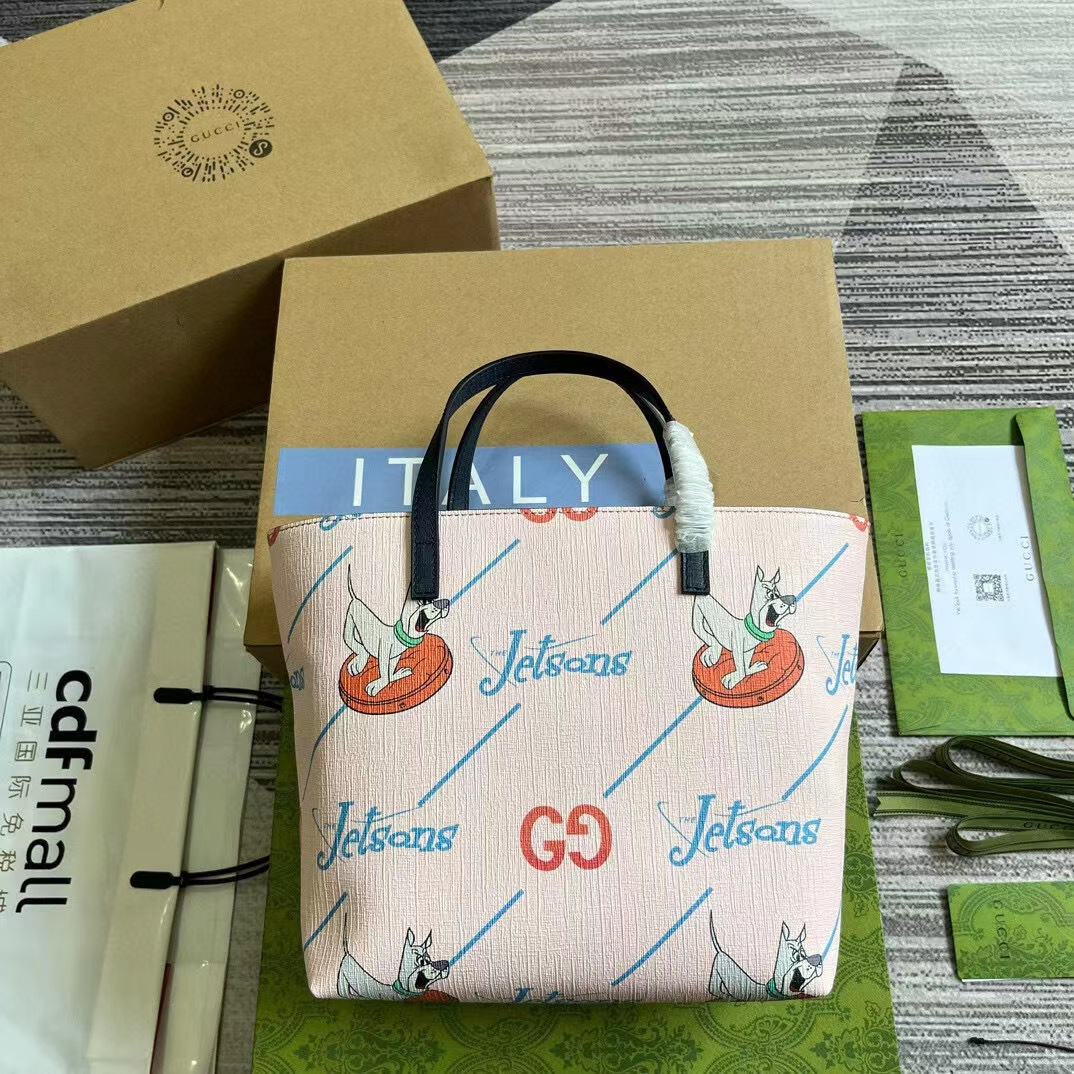 GUCCI Jetsons Print Tote Bag