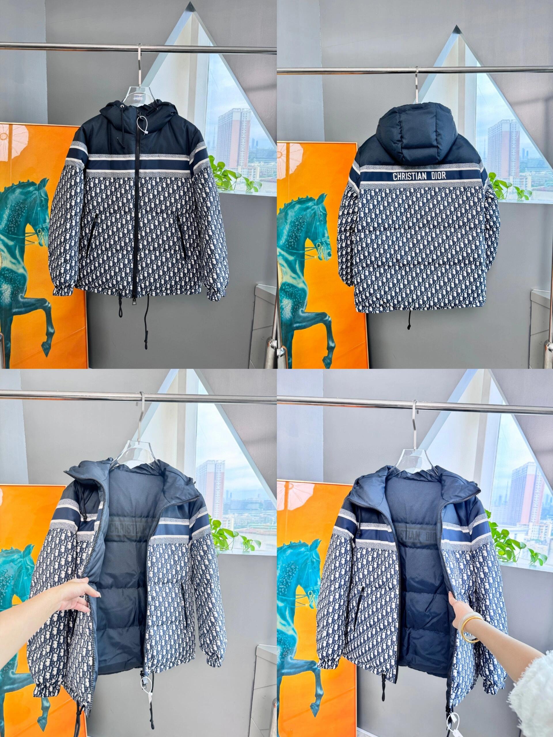 Christian Dior Oblique Hooded Jacket