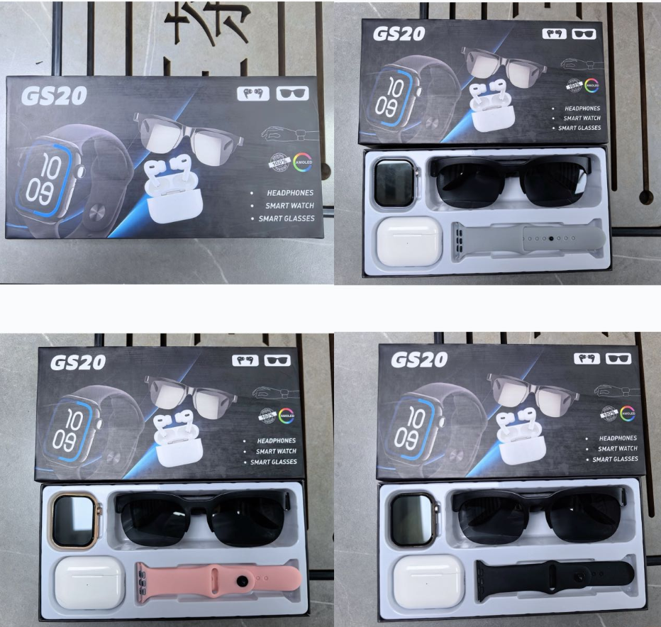 GS20 Business Smart Watch and Smart Glasses Set