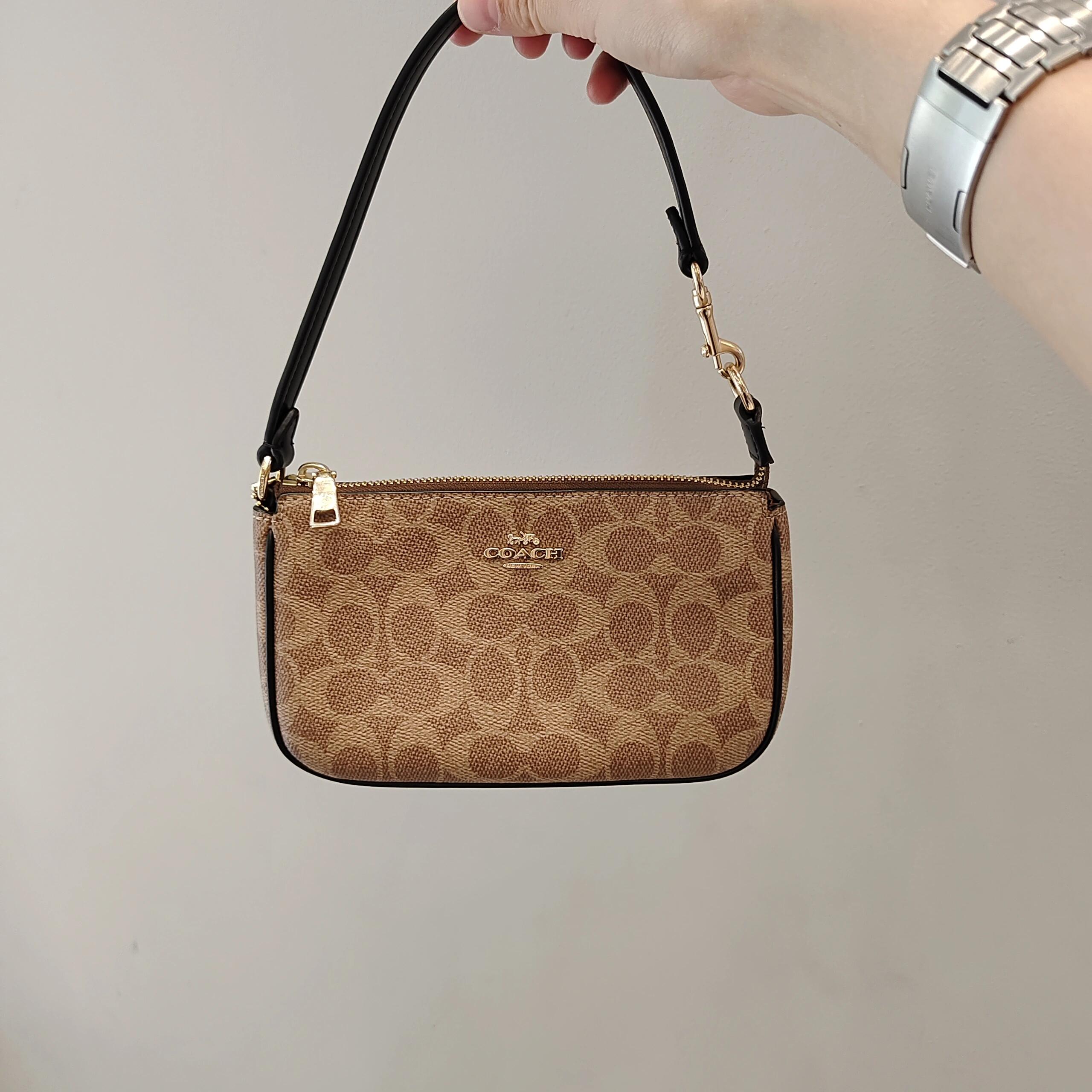 COACH Signature Zip Shoulder Bag