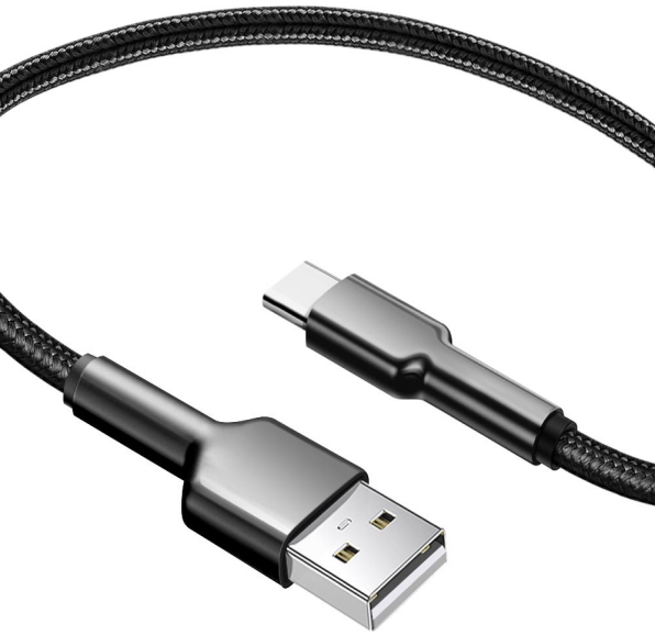 F221 Braided Zinc Alloy USB-C Cable