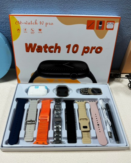 WATCH 10 PRO Smartwatch Gift Set