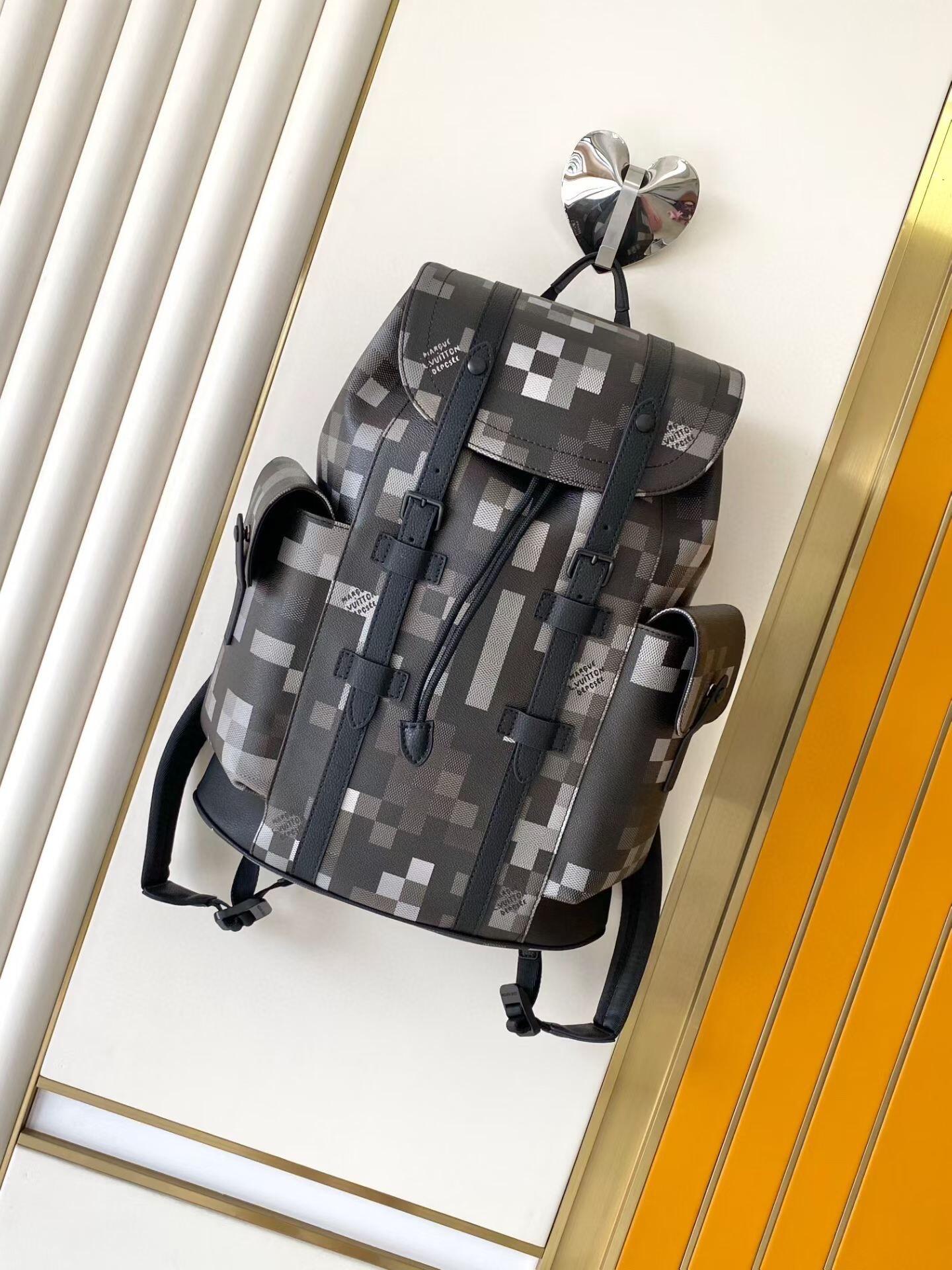 Patterned Flap Backpack