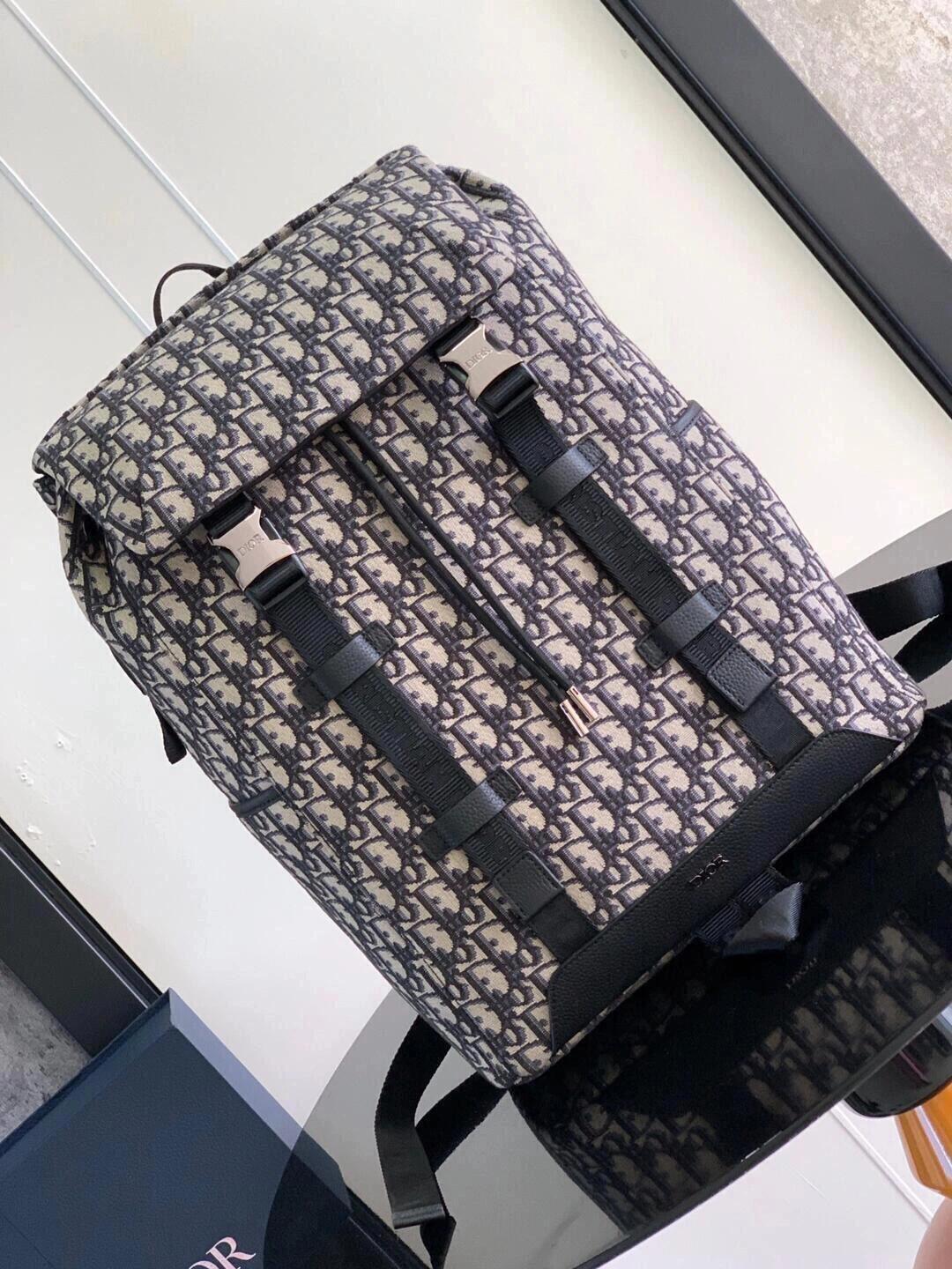 Dior Oblique Buckle Backpack