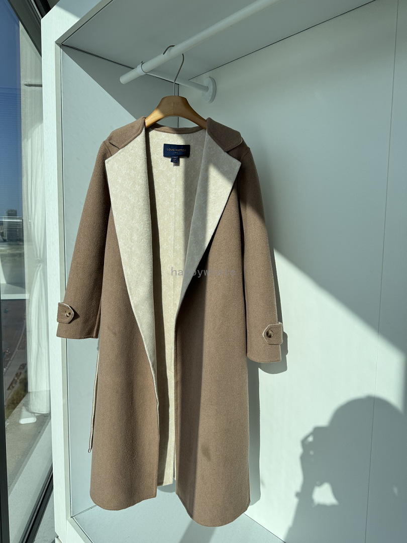 Louis Vuitton Contrast Lapel Coat