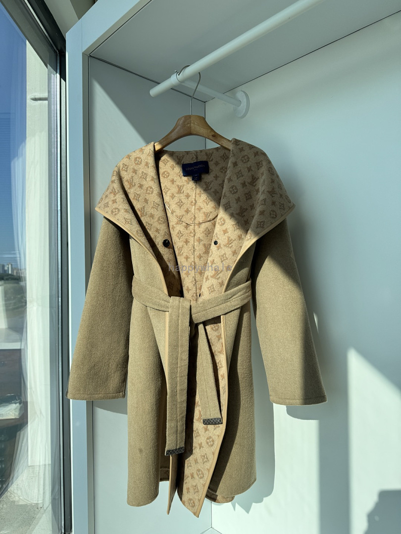 Louis Vuitton Monogram Hooded Coat